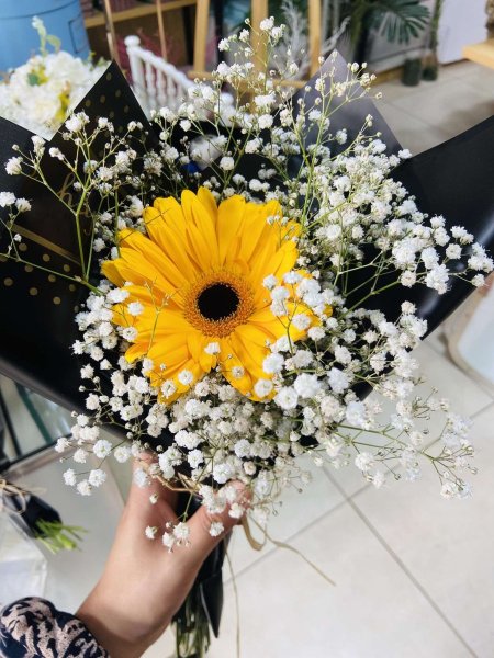 باقة ورد طبيعي