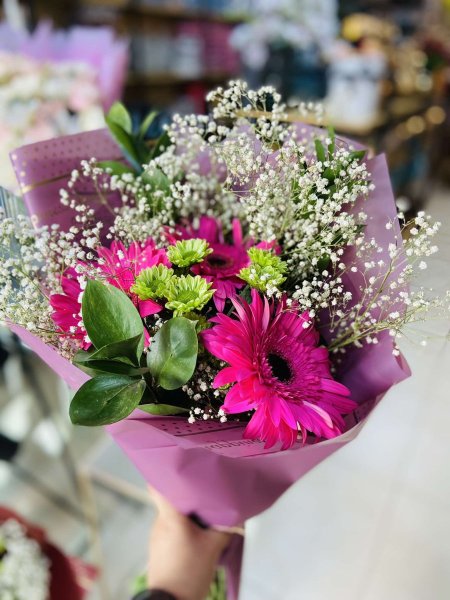 باقة ورد طبيعي